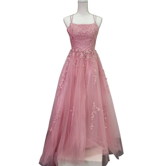 Beautiful Formal Gown Prom Dress Wedding Party Bridesmaid MOTB - Picture 11 of 15
